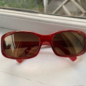 Maui Jim Punchbowl Pink - brown stripes